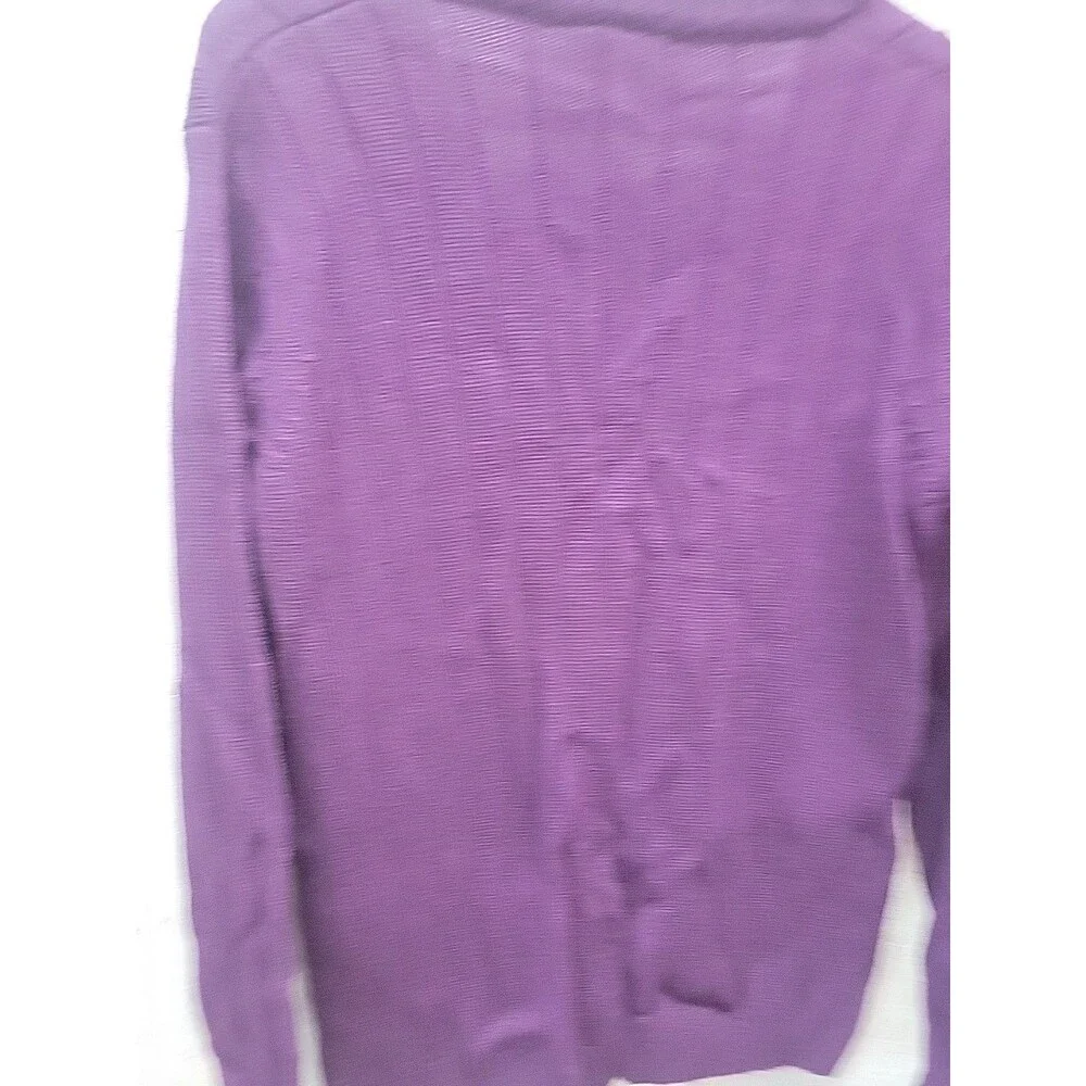 Vintage  Persephone Jones‎ Sweater Purple Cardigan Sz L RARE
